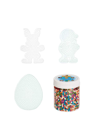 Hama Set Ostern: Häschen, Ei, Küken mit 3.000 Midi-Bügelperlen - ab 5 Jahren