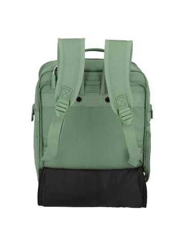 travelite Kick Off 2 Rollen Rucksacktrolley 40 cm Laptopfach sage green