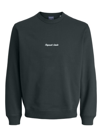 Jack & Jones Sweatshirt JORNORREBRO EMB SWEAT CREW in Grau