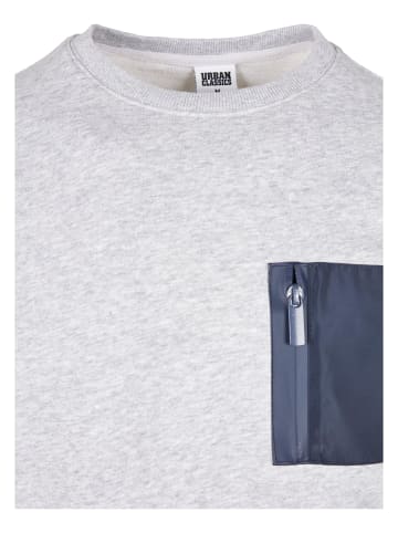 Urban Classics Urban Classics Herren Military Crew in grey/midnightnavy