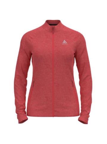 Odlo Midlayer/Sweatjacke Mid layer full zip TENCIA in Rot