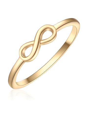 Glanzstücke München Ring Infinity aus Sterling Silber in gelbgold
