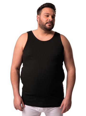 Men Plus Unterhemd in schwarz