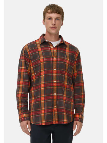 Camel Active fleXXXactive® Langarmhemd aus leichtem Flanell in Orange