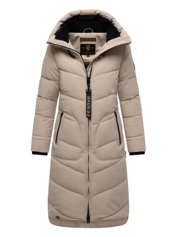 Marikoo Steppmantel Benikoo in Light Taupe