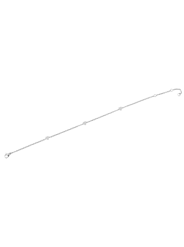 Adeliás Damen Armband – Herz aus Edelstahl 22 cm in silber