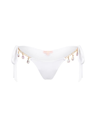 Moda Minx Bikini Hose Iris Droplet in White