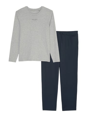 Marc O'Polo Pyjama Mix & Match Cotton in Grau/Blau