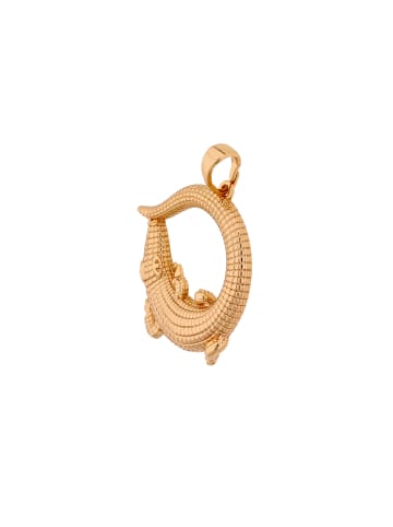 IZIA Women Pendant With Crocodile Motif in Rose Gold