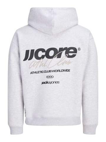 Jack & Jones Kapuzenpullover in Light Grey Melange