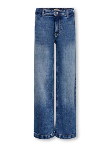 KIDS ONLY Jeans mit weitem Bein in Medium Blue Denim