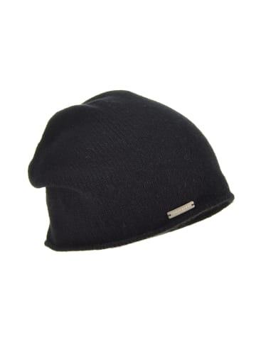 Seeberger Strickmütze in schwarz