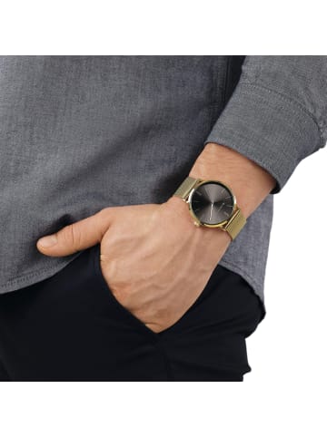 Tom Tailor Quarzuhr Alloy/Edelstahl, IP silber in Gold