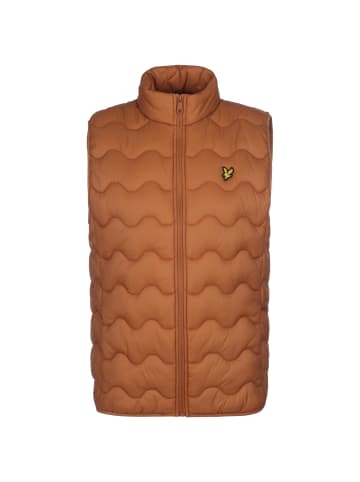 Lyle & Scott Funktionsweste Crest Quilted in braun