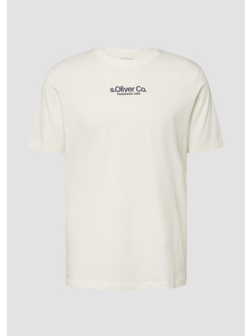 s.Oliver T-Shirt in 02D1_creme