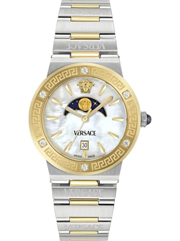 Versace Analoguhr für Damen in silber