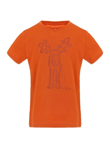 elkline T-Shirt Rudölfchen Kult Elch in darkorange - rust orange