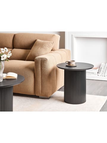 Beliani Beistelltisch LEONA in Schwarz - (W) 50 x (H) 48 x (L) 50 cm