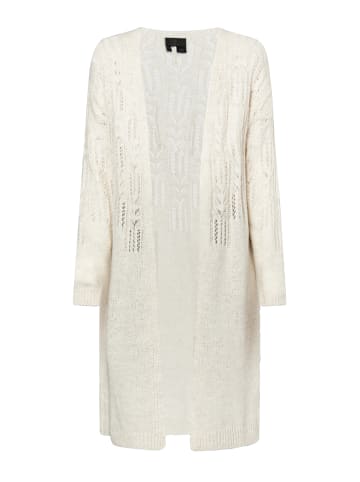 DreiMaster Klassik Long Cardigan in Wollweiss