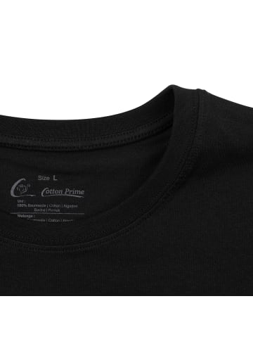Cotton Prime® T-Shirt Wanderlust in schwarz