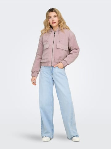 ONLY Cordjacke mit Kapuze in Burnished Lilac