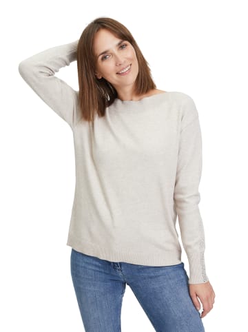 Betty Barclay Strickpullover langarm in Beige