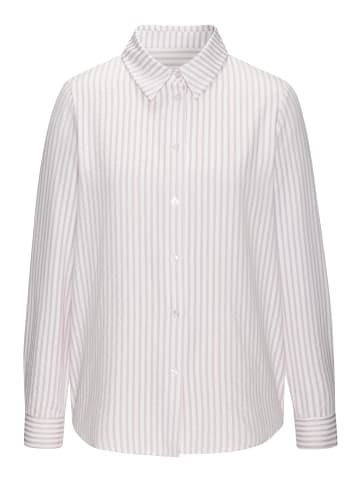 Vivance Hemdbluse in creme-rose gestreift