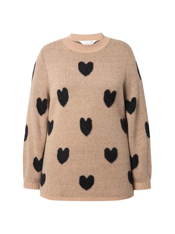 MIAMODA Pullover in dunkles kitt