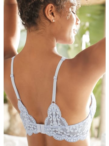 PETITE FLEUR Push-up-BH in himmelblau