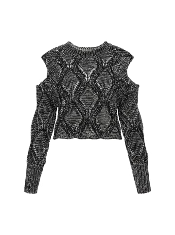 myMo ROCKS Pullover in black offwhite