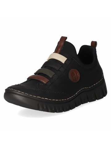 rieker Slipper in schwarz