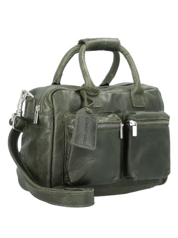 Cowboysbag Little Bag Handtasche Leder 31 cm in dark green