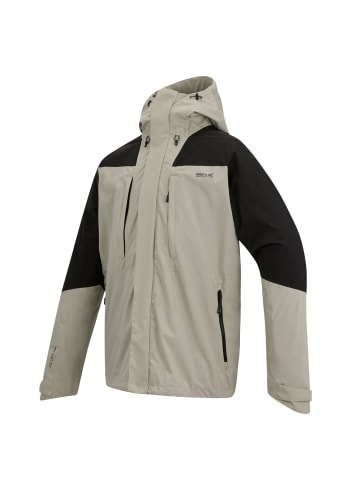 Regatta Wanderjacke Freesdale Wasserdicht mit Kapuze in Abbeystn/Blk