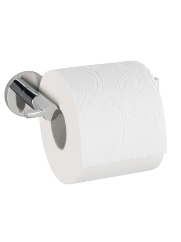 Wenko Toilettenpapierhalter ISERA, UV-Loc in Silbern, (B) 15,5 x (H) 5 x (L) 7,5 cm