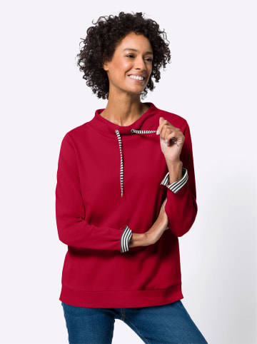 Sieh an! Sweatshirt in rot