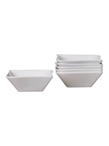 Ritzenhoff & Breker 6er Set Beilagenschalen Melodie ø 14 cm in weiß