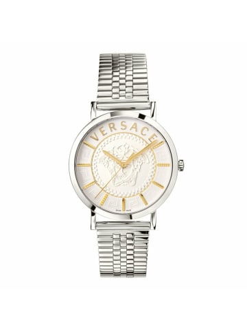 Versace Analoguhr für Herren in silber