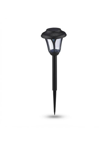 relaxdays 4 x Solarlampe in Schwarz