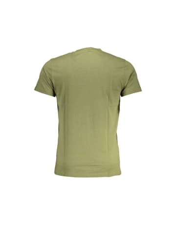 cavalli CLASS Grünes Baumwoll-T-Shirt