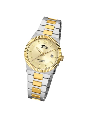 Lotus Chronograph-Armbanduhr Lotus Classic silber,gold mittel (ca. 31,5mm)