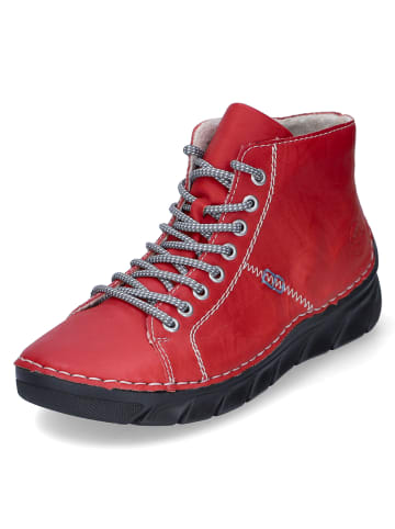 rieker Schnürstiefel in red