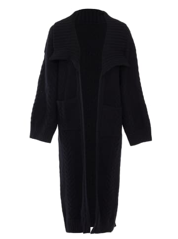 caissa Damen Strickjacke in Schwarz