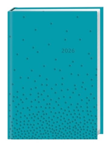 Heye Kalender Kalender - Kalenderbuch A6 blau 2026