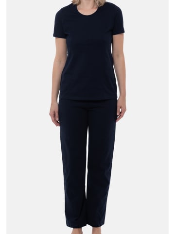 Ammann Schlafanzug Kurzarm Cotton in Nightblue