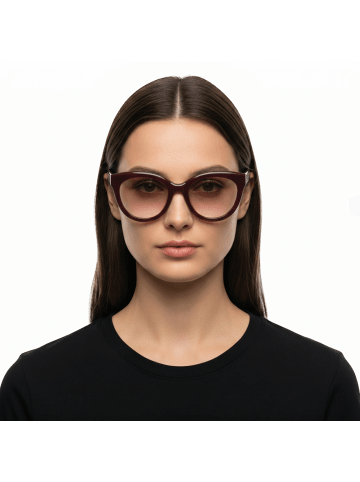 Longchamp Sonnenbrille in Bordeaux