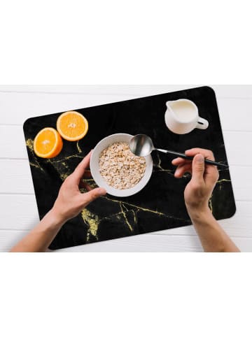 MuchoWow Platzset - Tischset (6-teilig)  Gold