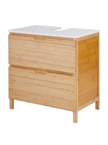 Butlers Waschbeckenunterschrank WHITE SANDS in Braun / Weiß