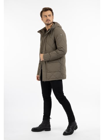 DreiMaster Herren Übergangsjacke Mit Leichter Wattierung in Oliv