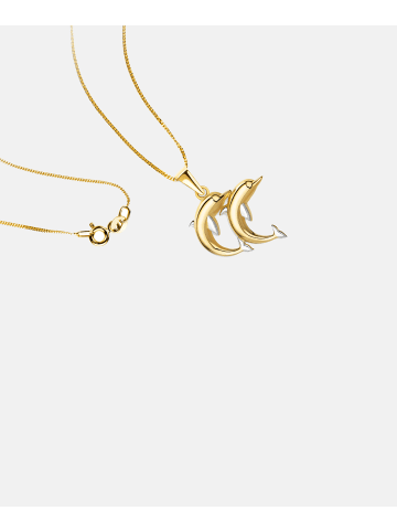 Diamant L'éternel Halskette aus 585 Gelbgold
