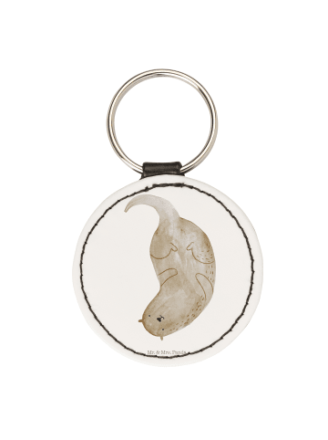 Mr. & Mrs. Panda Anhänger Otter Kopfüber ohne Spruch in Weiß